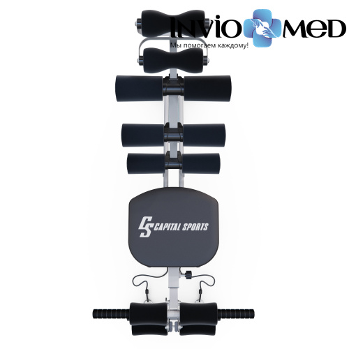 Скамья силовая универсальная DFC Capital Sports AB Trainer серый 10030265 фото фото 4