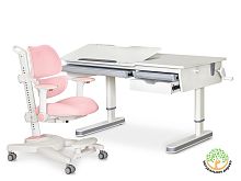 ErgoKids Комплект парта Mealux Montreal 2 Lite KP (арт. BD-670-2 MC/WG Lite + Y-609 KP) фото