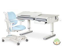 ErgoKids Комплект парта Mealux Montreal 2 Lite KBL (арт. BD-670-2 MC/WG Lite + Y-609 KBL) фото