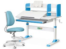 ErgoKids Комплект парта Ergokids TH-330 Blue + кресло Y-507 KBL (арт.TH-330 W/BL + Y-507 KBL) фото