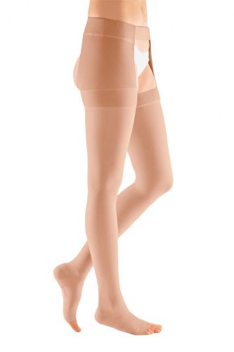 Компрессионный чулок medi mediven forte 324 / 326 с застёжкой на талии 2 класс компрессии