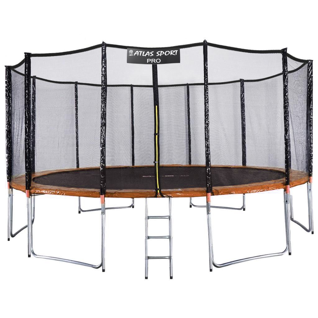 Батут Atlas Sport 490 см (16ft) PRO ORANGE фото