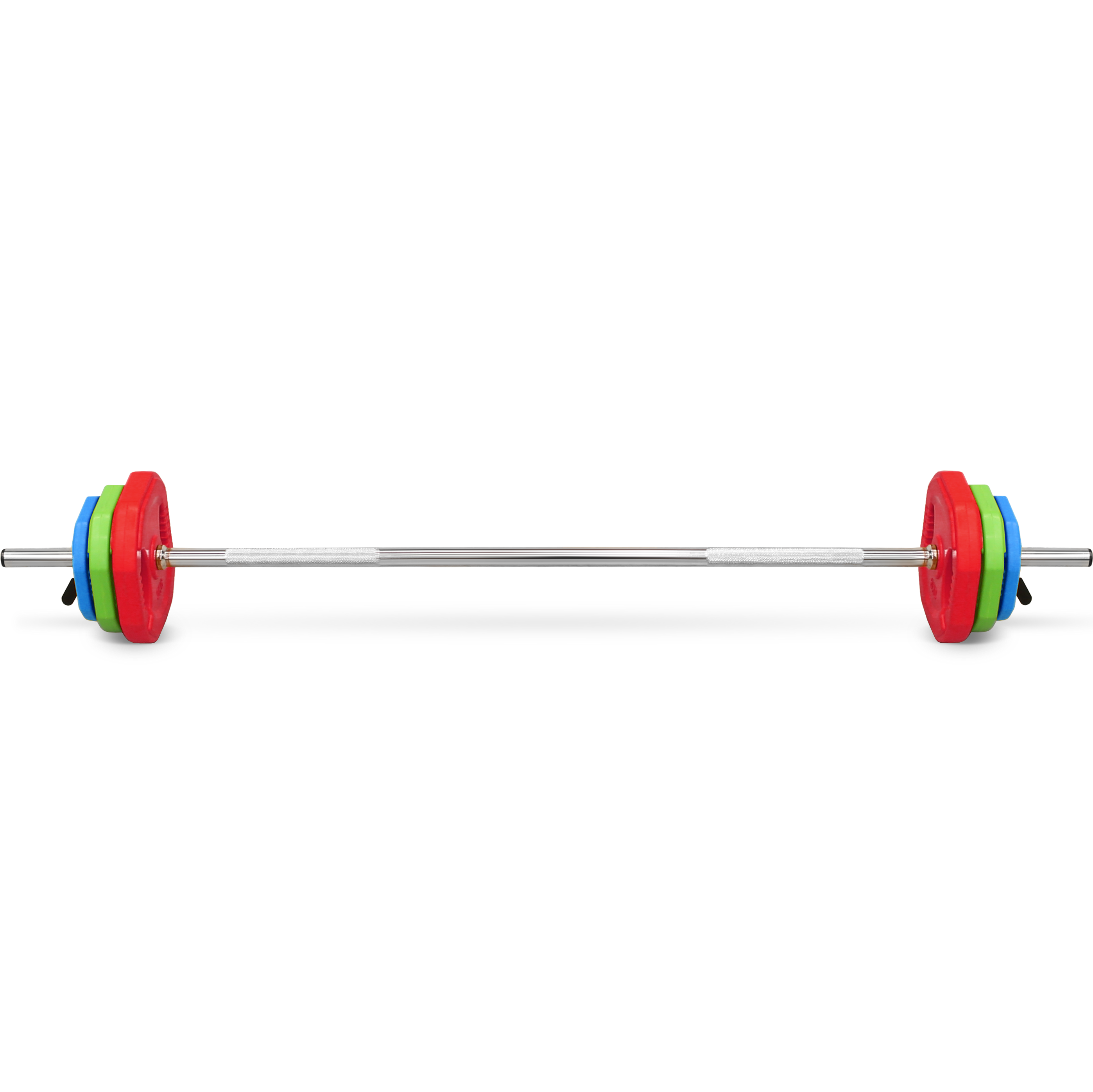 Штанга для аэробики BRONZE GYM БОДИПАМП (гриф, весовые диски 2x1,25кг, 2x2, 5кг, 2x5кг, пара замков) фото