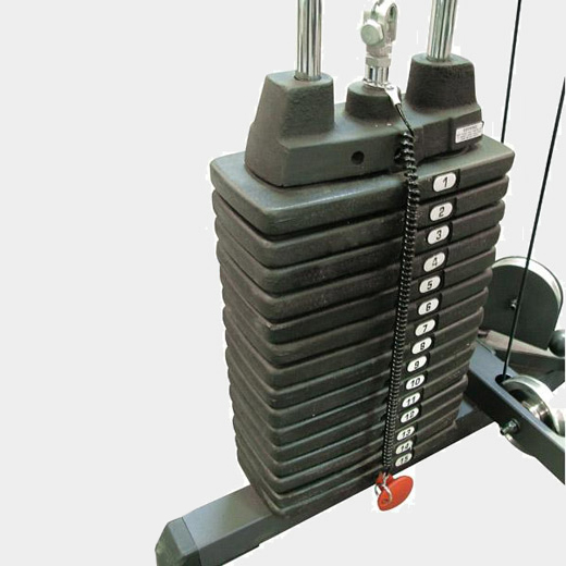 Весовой стек BODY SOLID SP150 для PHG1000 (15 шт.*10фнт./4.53 кг) фото