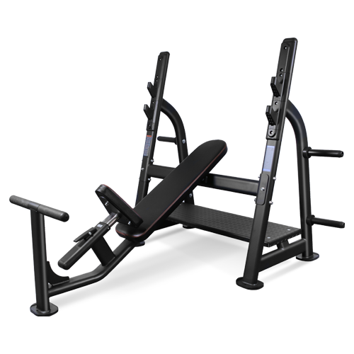 Скамья для жима наклонная профессиональная BRONZE GYM BR-1014 фото