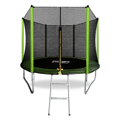 ARLAND Батут  8FT с внешней страховочной сеткой и лестницей (Light green) фото