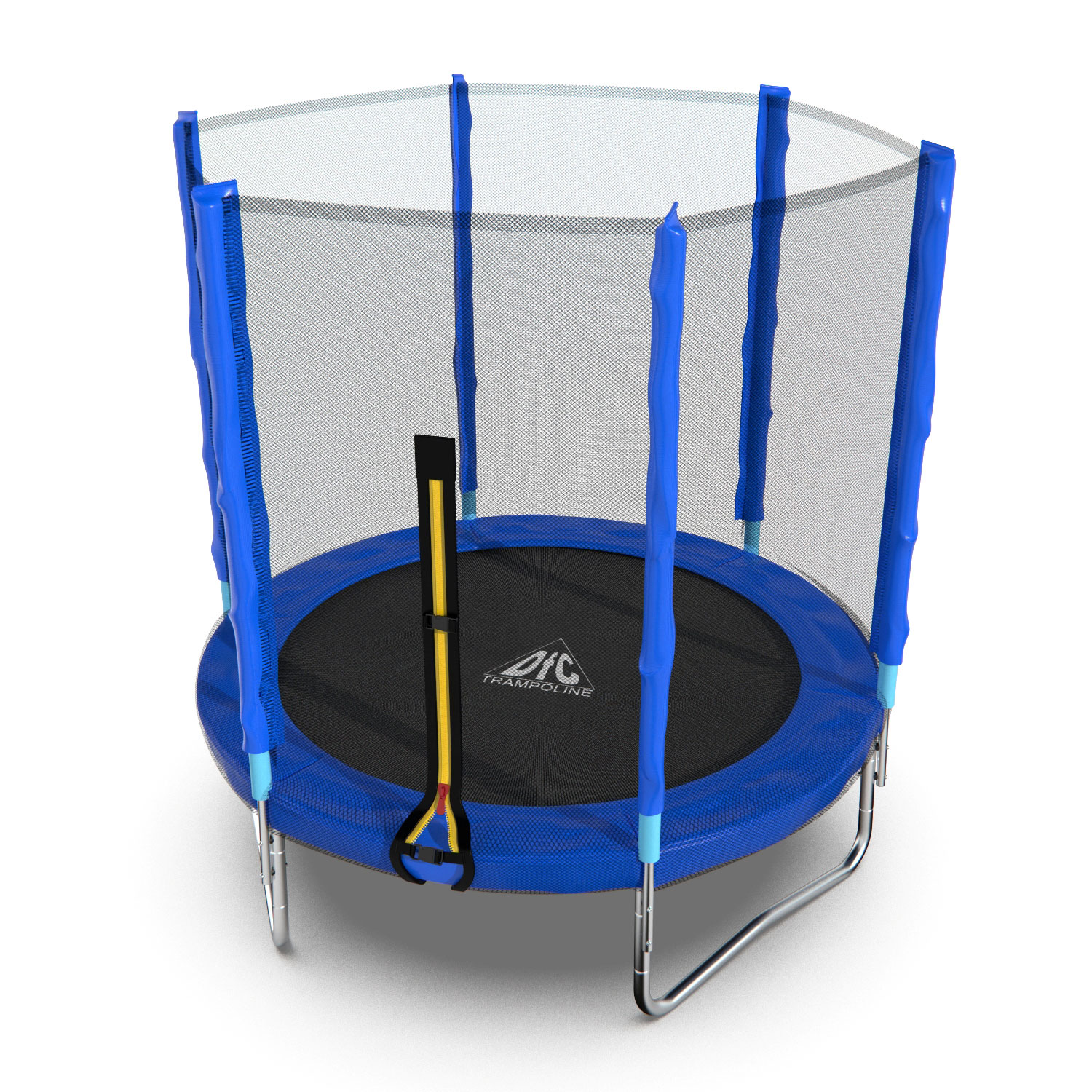 Батут DFC Trampoline Fitness 6ft наружн.сетка, синий (183см) фото
