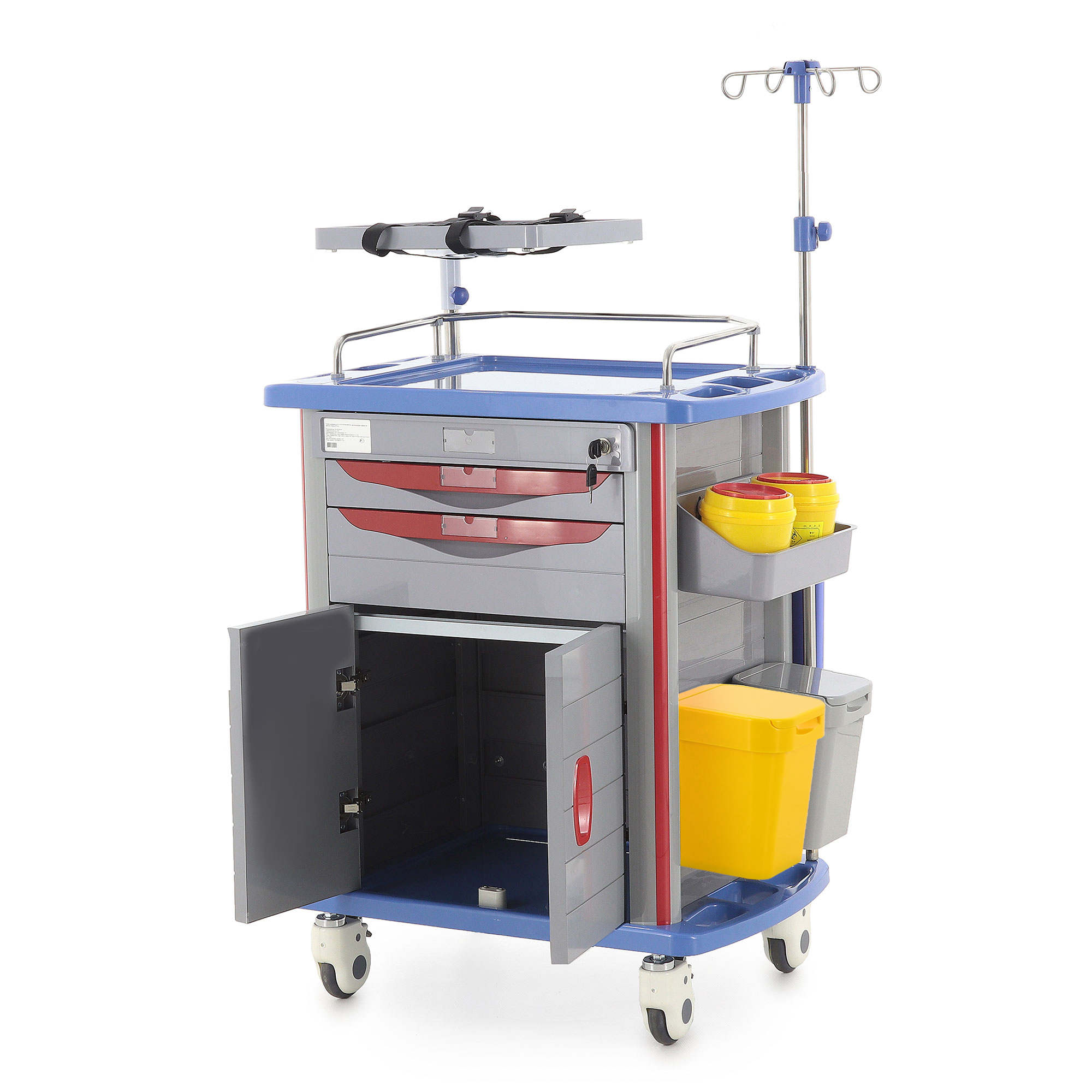 Тележка медицинская Med-Mos ЕТ850-02 ТМ-021АН-00 фото фото 2 Тележка медицинская Med-Mos ЕТ850-02 ТМ-021АН-00 фото фото 2