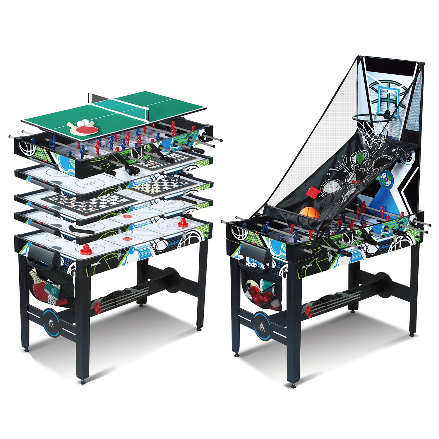 Игровой стол - трансформер DFC FESTIVAL2 48" 12 в 1 AT-255 фото фото 3 Игровой стол - трансформер DFC FESTIVAL2 48" 12 в 1 AT-255 фото фото 3