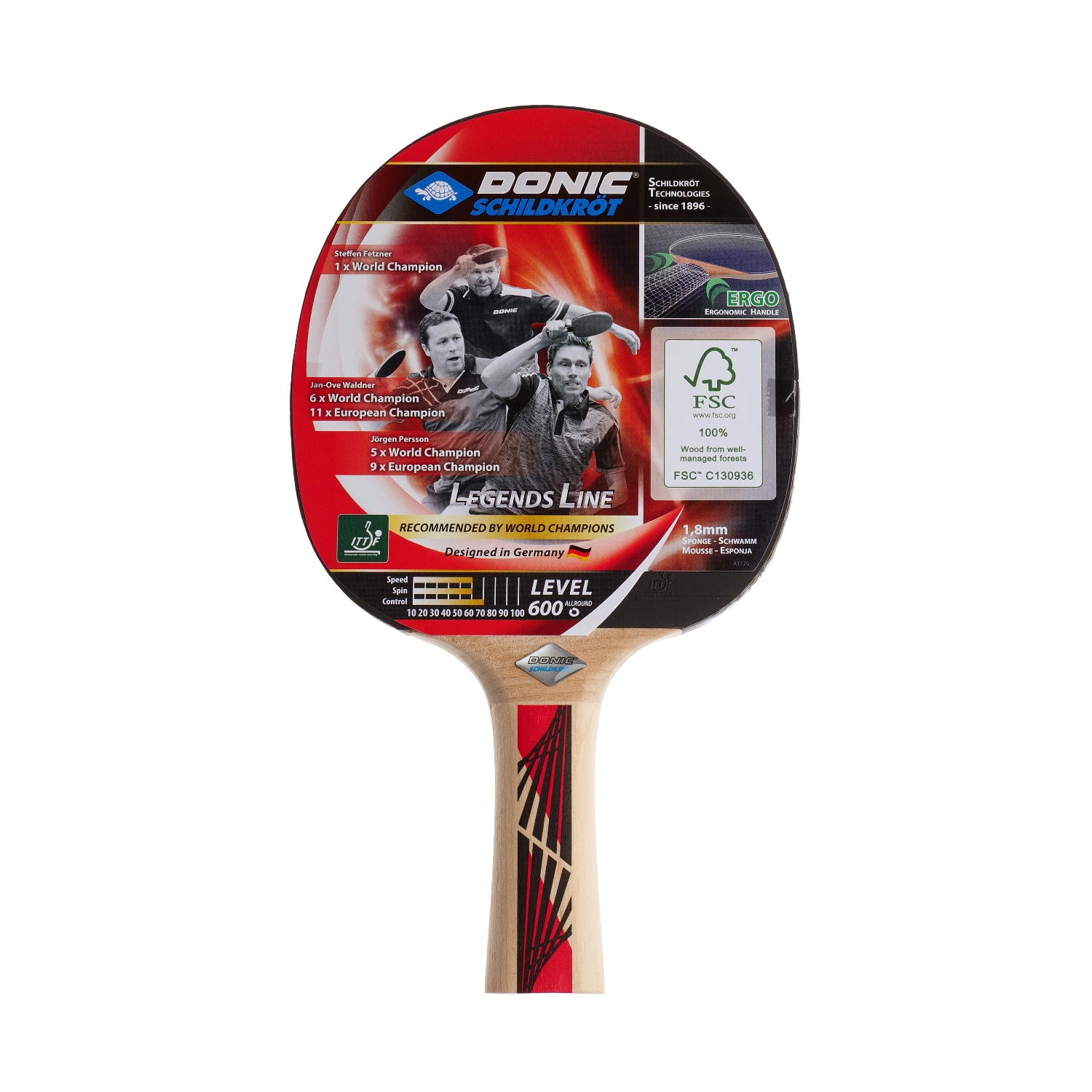 Ракетка DONIC LEGENDS 600 фото фото 2 Ракетка DONIC LEGENDS 600 фото фото 2