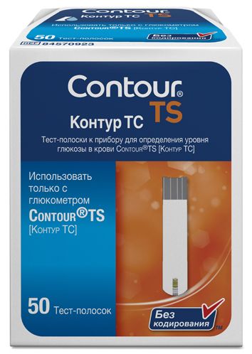 Тест-полоски Контур ТС №50 (Contour TS) фото