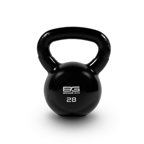 Гиря BRONZE GYM в виниловой оболочке 28 кг фото