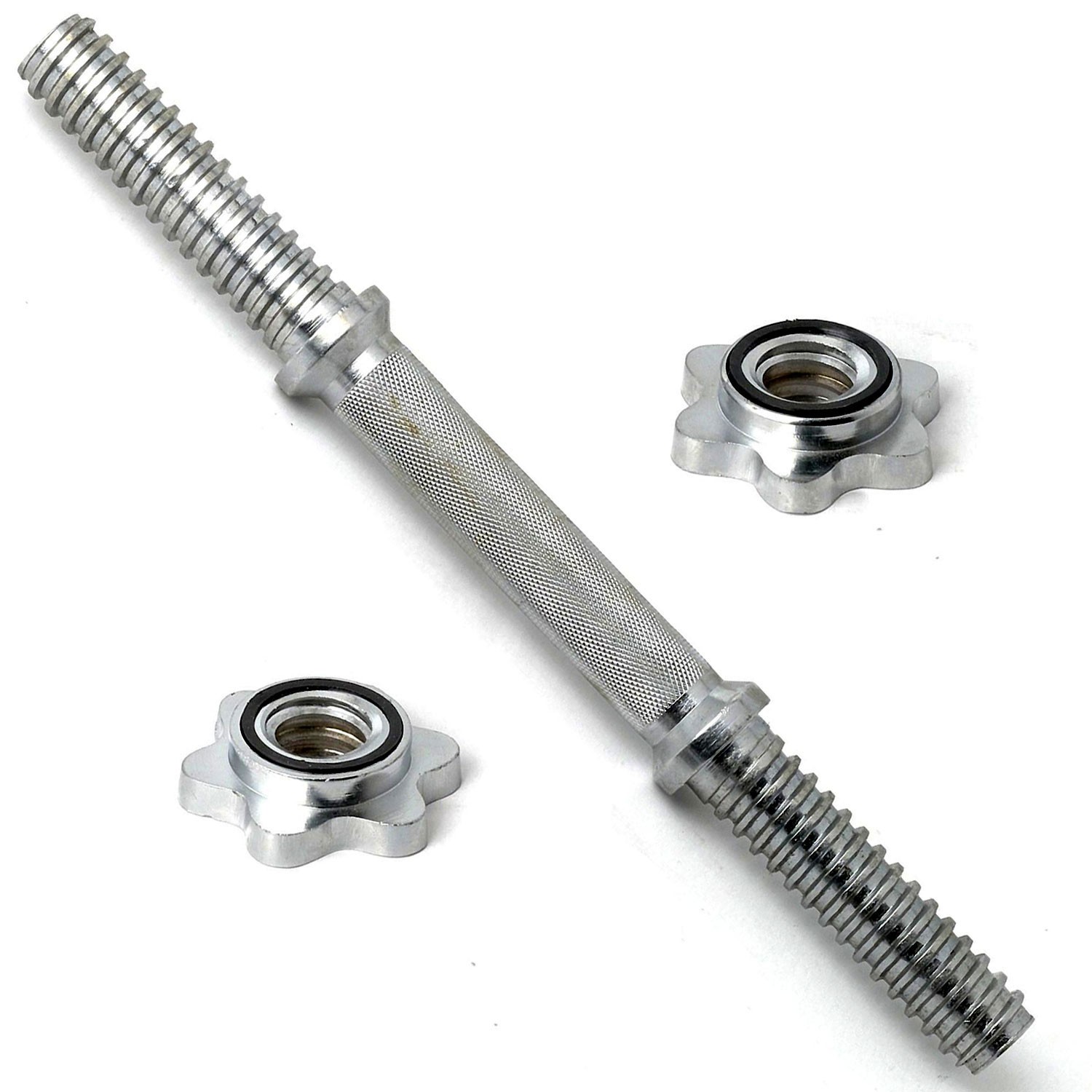 Гриф хром. 350 мм 26 мм замок кольцевая гайка фото фото 2 Гриф хром. 350 мм 26 мм замок кольцевая гайка фото фото 2