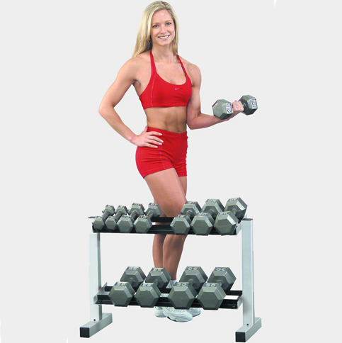 Подставка для гантельного рядя BODY SOLID (5 пар) Powerline PDR282 фото