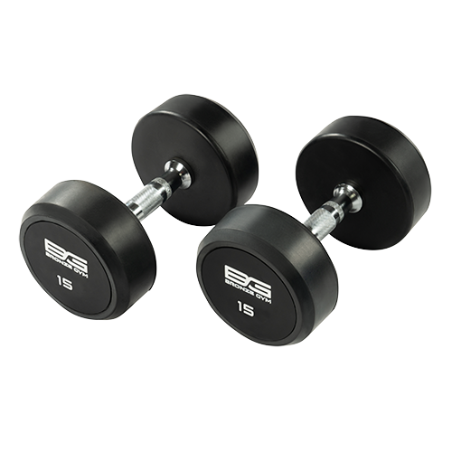 BRONZE GYM BG-PA-DB-R150 Гантель обрезиненная 15 кг фото
