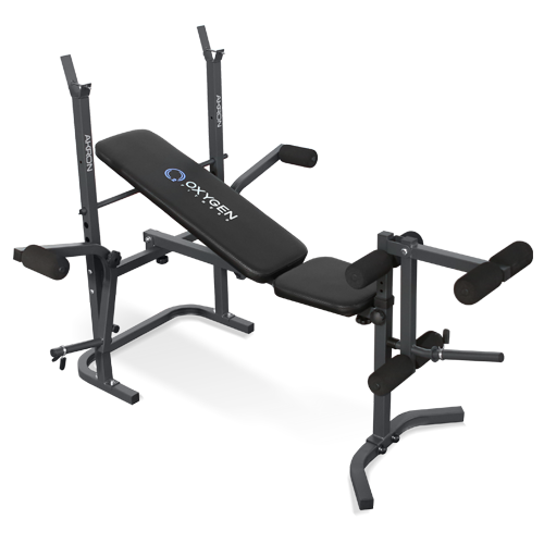 OXYGEN FITNESS AKRON Скамья силовая черная фото