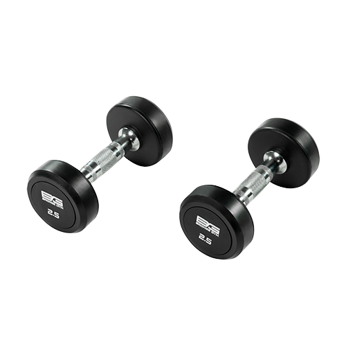 BRONZE GYM BG-PA-DB-R025 Гантель обрезиненная 2,5 кг фото