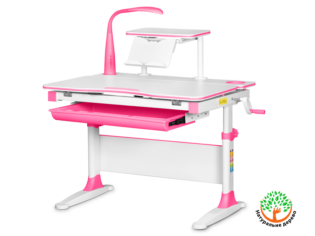 Mealux EVO Парта Mealux EVO Diego (EVO-30) pink (дерево) фото