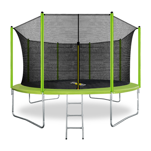 ARLAND Батут 14FT с внутренней страховочной сеткой и лестницей (Light green) (СВЕТЛО-ЗЕЛЕНЫЙ) фото