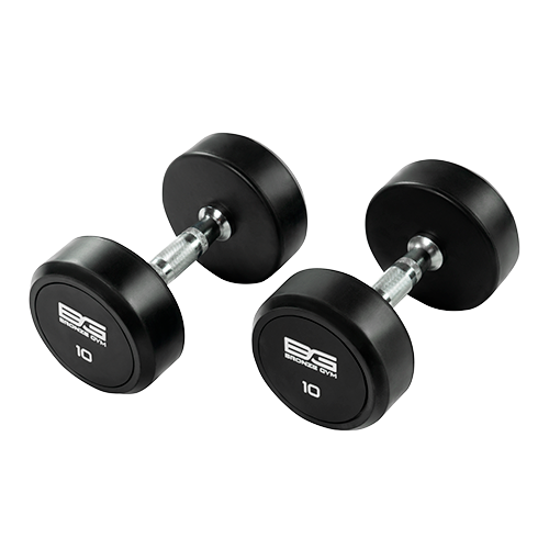 BRONZE GYM BG-PA-DB-R100 Гантель обрезиненная 10 кг фото