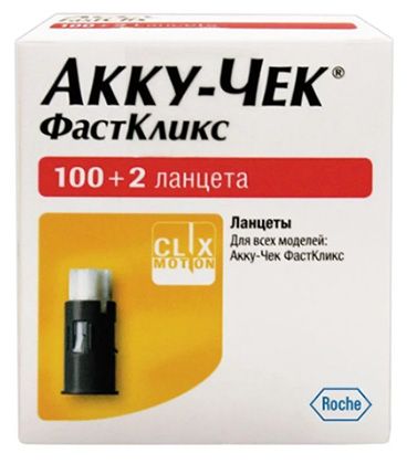 Ланцеты Акку-Чек ФастКликс № 102 фото