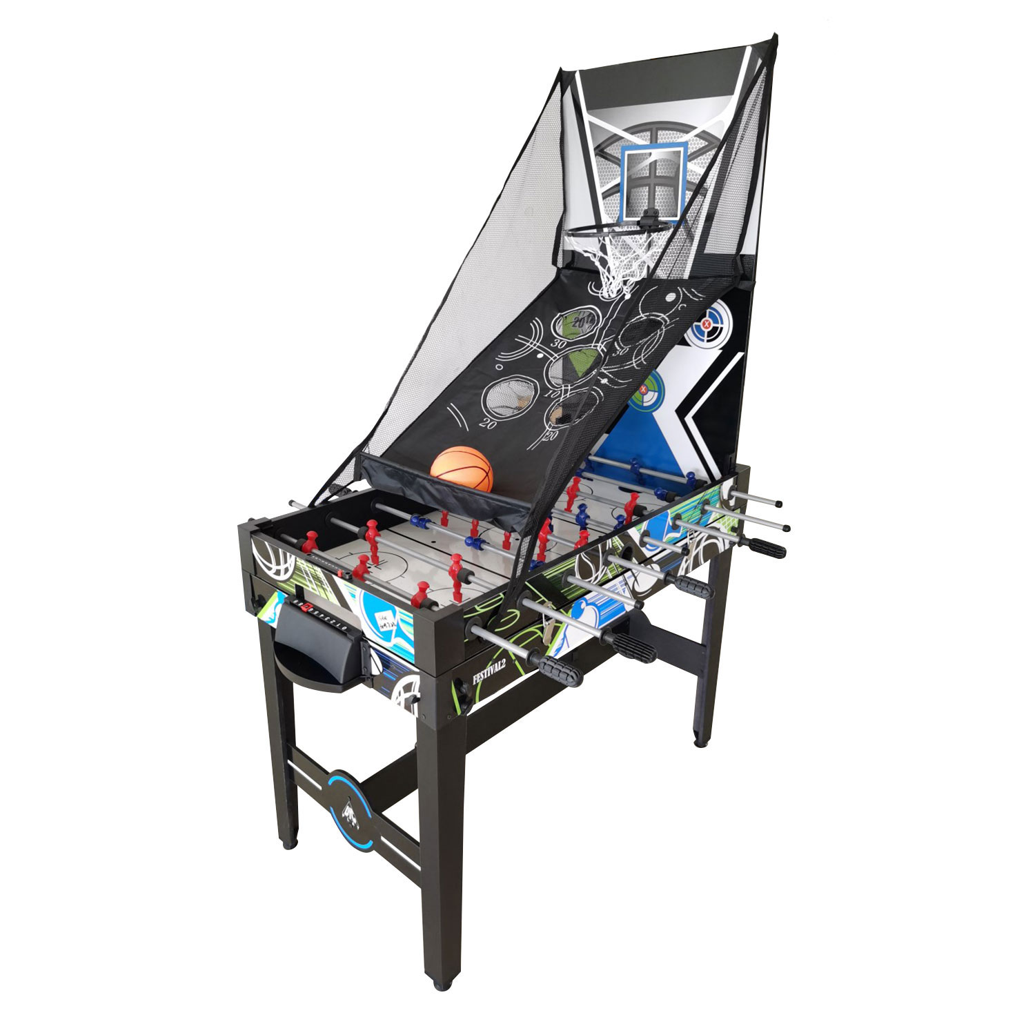 Игровой стол - трансформер DFC FESTIVAL2 48" 12 в 1 AT-255 фото фото 2 Игровой стол - трансформер DFC FESTIVAL2 48" 12 в 1 AT-255 фото фото 2