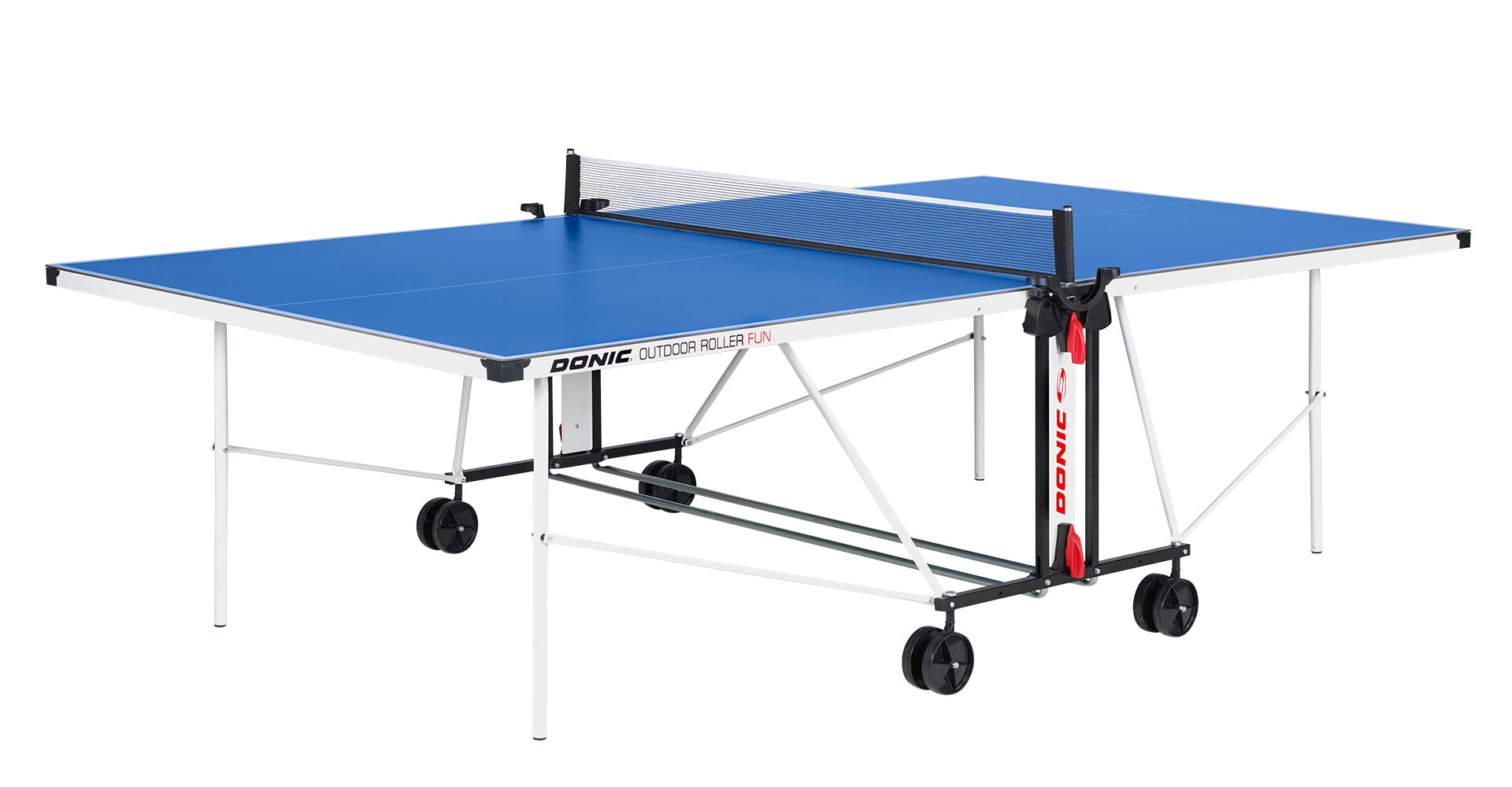 Теннисный стол DONIC OUTDOOR ROLLER FUN BLUE с сеткой 4мм фото