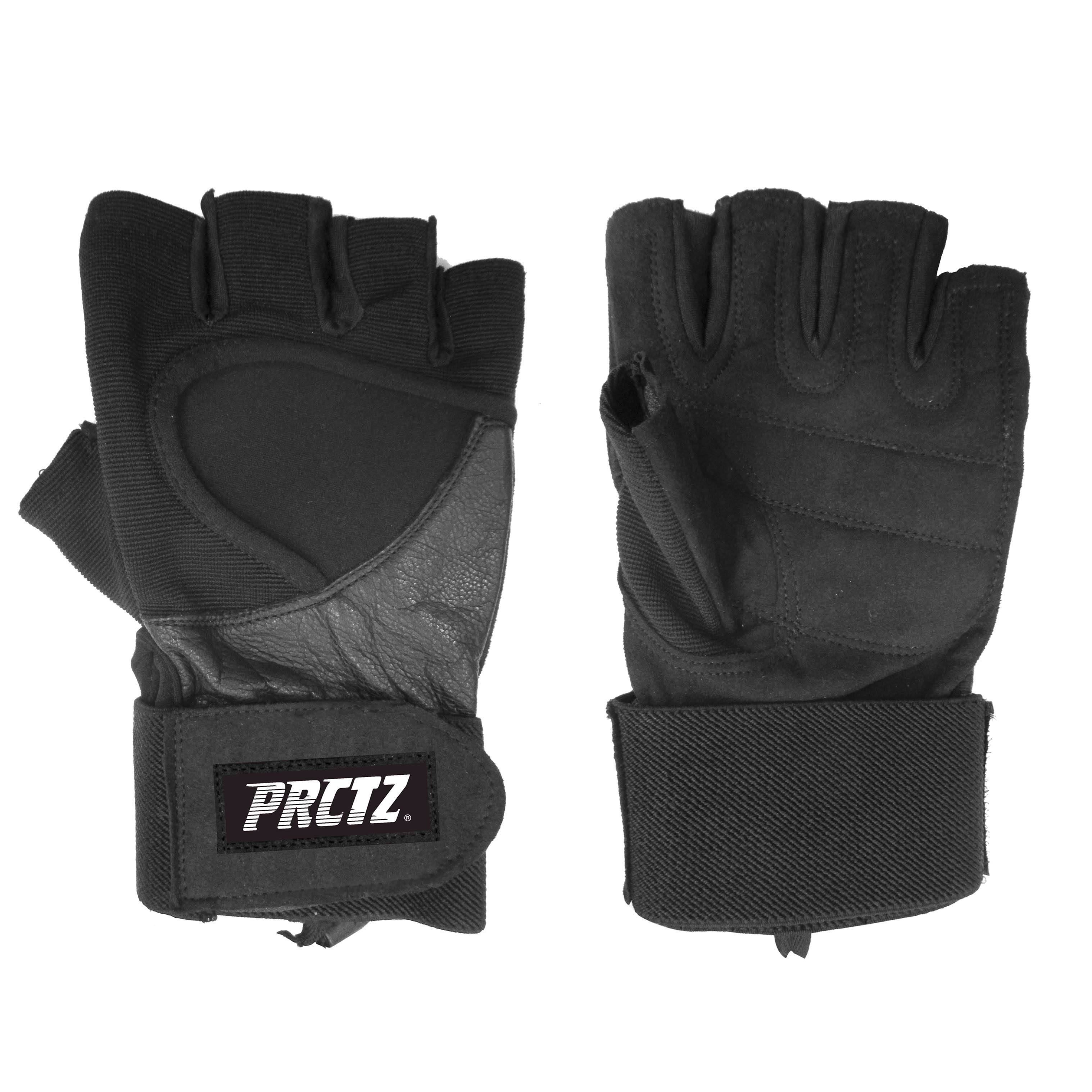 Перчатки для фитнеса c фиксатором запястья PRCTZ WRIST-WRAP GLOVES "L" фото