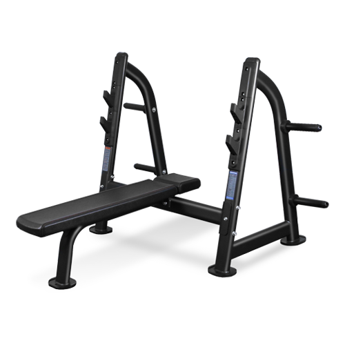 Скамья для жима горизонтальная профессиональная BRONZE GYM BR-1012 фото