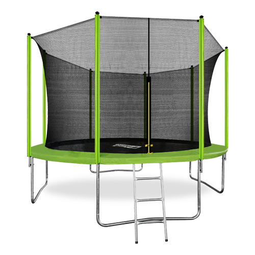 ARLAND Батут 12FT с внутренней страховочной сеткой и лестницей (Light green) (СВЕТЛО-ЗЕЛЕНЫЙ) фото