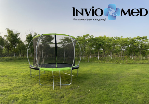 Батут FunFit 8 FT 252 см PRO inside зеленый фото фото 8