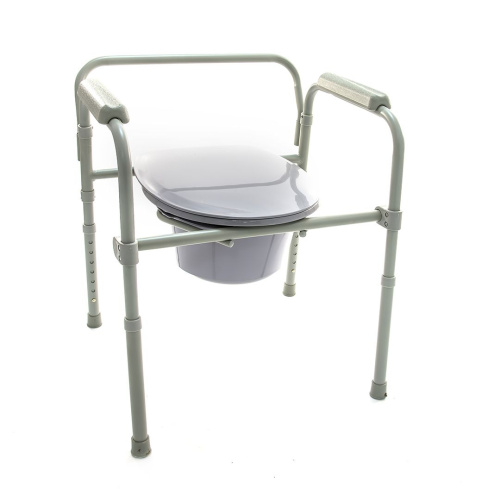 Кресло-стул Мега-Оптим HMP-7210A с санитарным оснащением фото 2
