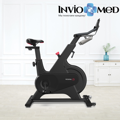 Велотренажер DFC Yesoul BM1-B черный фото фото 3