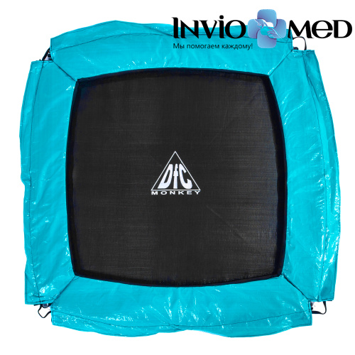 Батут DFC MONKEY 50х50", син/зел, сетка (127х127см) фото фото 11