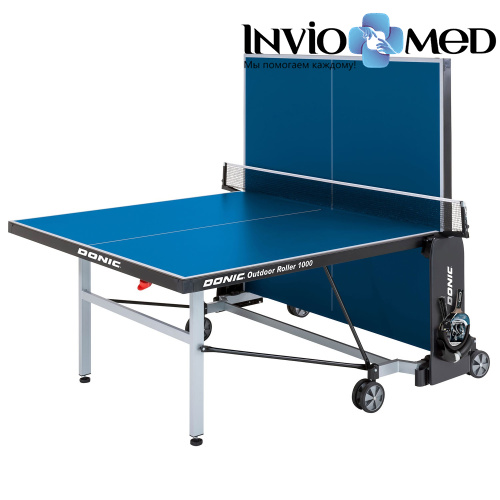 Теннисный стол DONIC OUTDOOR ROLLER 1000 GREEN фото фото 3