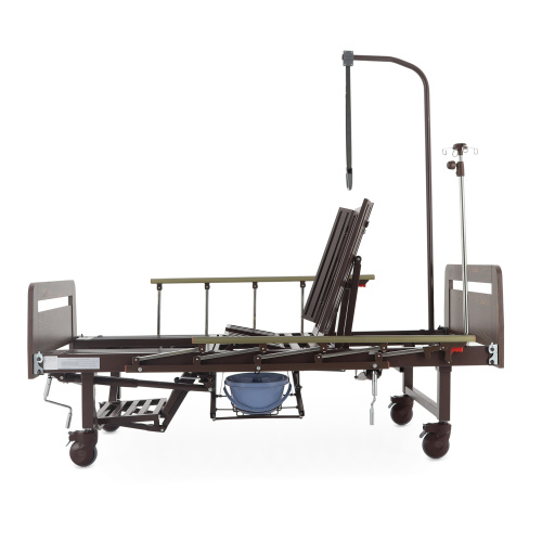 Кровать механическая Med-Mos YG-5 (РМ-5624Н-05) ЛДСП  с боковым переворачиванием, туалетным устройством и функцией «кардиокресло» фото фото 7