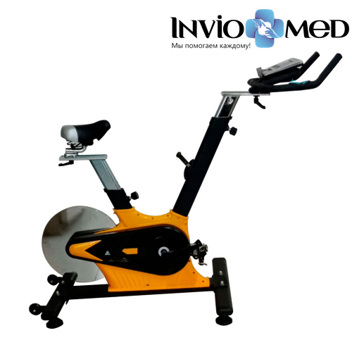 Велотренажер DFC B10 черн/желт фото фото 6