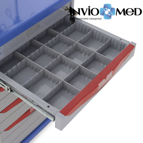 Столик реанимационный, анестезиологический ЕТ850-01 фото фото 8