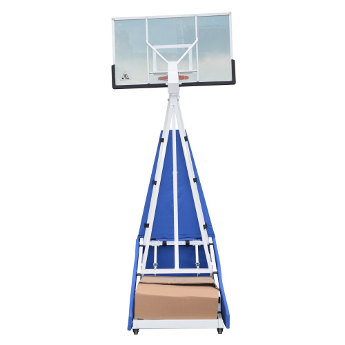 Баскетбольная мобильная стойка DFC STAND72G PRO 180x105см стекло 12мм (шесть коробов) фото фото 5