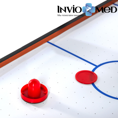 Игровой стол - аэрохоккей DFC LION мех.счетчик фото фото 6