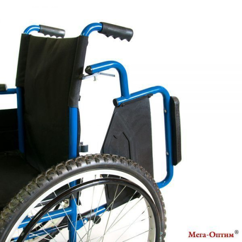 Кресло-коляска Мега-Оптим 512 AE с ручным приводом фото 9