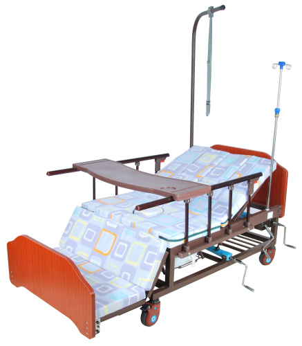 Кровать медицинская Мед-Мос Е-45А (ММ-5424Н-00) с боковым переворачиванием, туалетным устройством и функцией «кардиокресло» фото фото 5