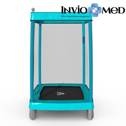 Батут DFC MONKEY 50х50", син/зел, сетка (127х127см) фото фото 5