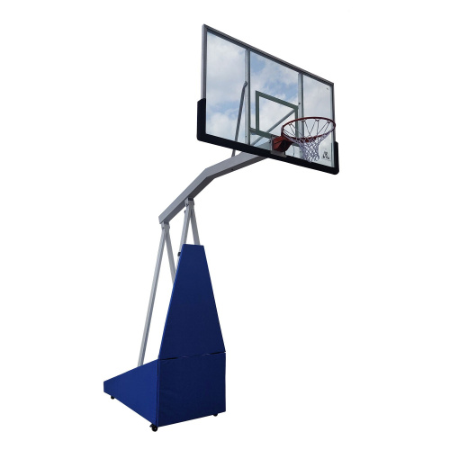 Баскетбольная мобильная стойка DFC STAND72G PRO 180x105см стекло 12мм (шесть коробов) фото фото 3