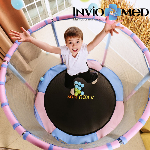 Батут DFC A.KOU KIDS 55 дюймов с сеткой фото фото 20