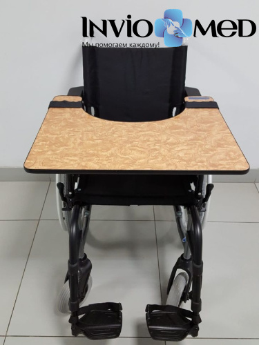 Столик Titan Fest LY-600-860 для инвалидной коляски и кровати с фиксированной столешницей фото фото 6