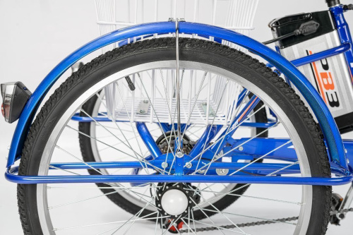 Электровелосипед трехколесный для взрослых РВЗ Чемпион (LITHIUM) 24" 6 скоростей фото 12