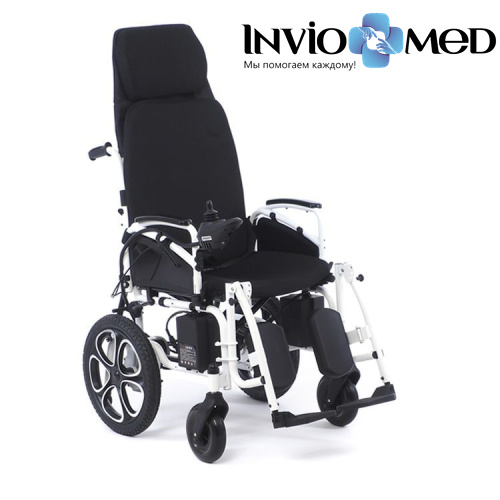 Электрическая кресло-коляска MET COMFORT 85 раскладываемая в горизонталь, с self-откидной спинкой (арт. 18543) Электрическая кресло-коляска MET COMFORT 85 раскладываемая в горизонталь, с self-откидной спинкой (арт. 18543)