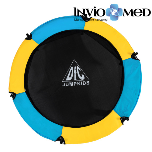 Батут DFC JUMP KIDS 55" желт/син, сетка (137см) фото фото 4