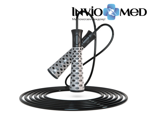 Скакалка DFC с подшипниками / 300 см /серая TF-SR50G фото фото 4